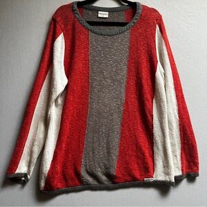 Blue Willi's Linen Cotton textured Sweater Sz XXL